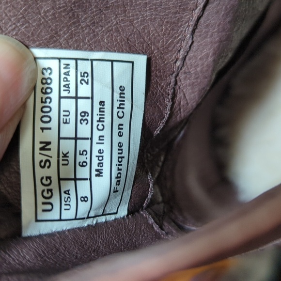 UGG Australia Camille Studded Moto Biker ankle boots women's size 8 EU 39 - Picture 16 of 16